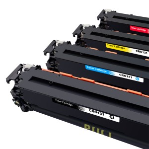 Office supply 131 color laser toner cartridge for Canon LBP7100CN/7110CW