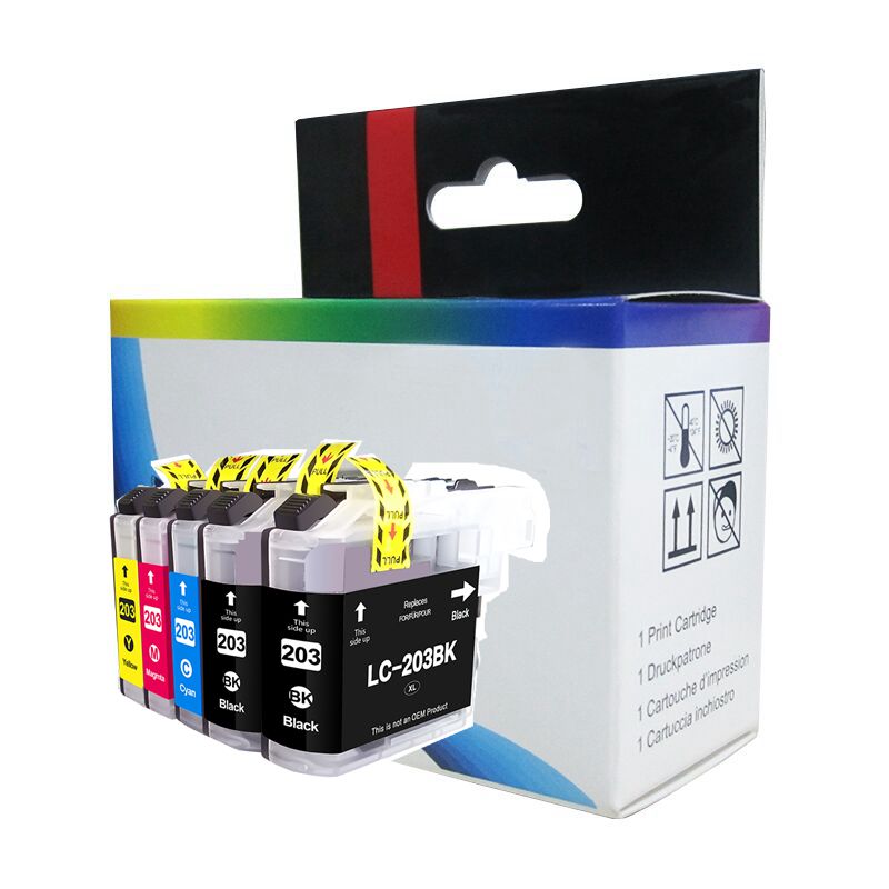 Remnufactured cartridge LC203 high yield ink cartridges compatible 